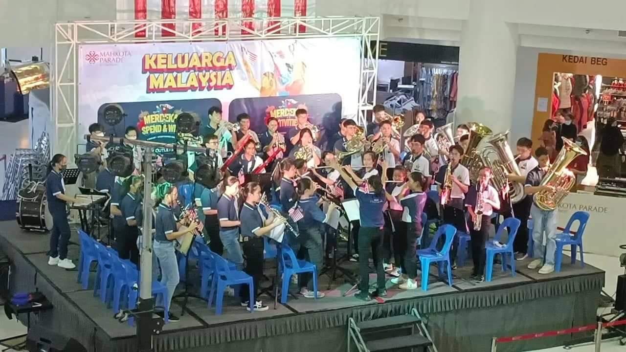 (古城主文)育中管乐团疫情后首次公开演出