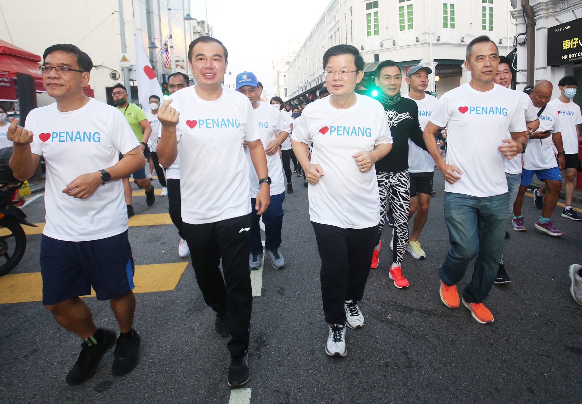 （大北马）“爱槟城跑”活动获1万人参与，槟疫情后最多人参与