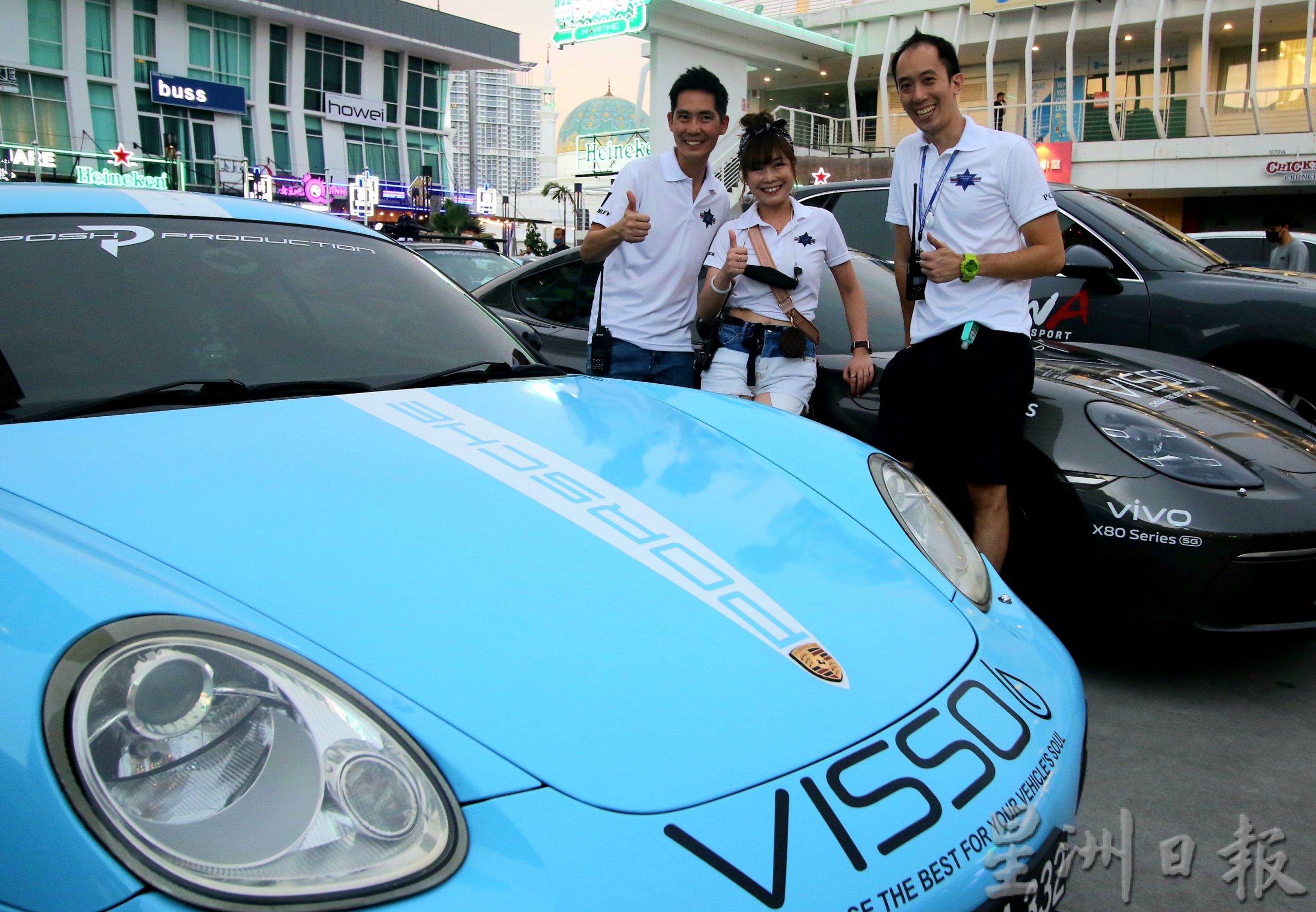 (大北马)卡巴星道迎来108辆保时捷