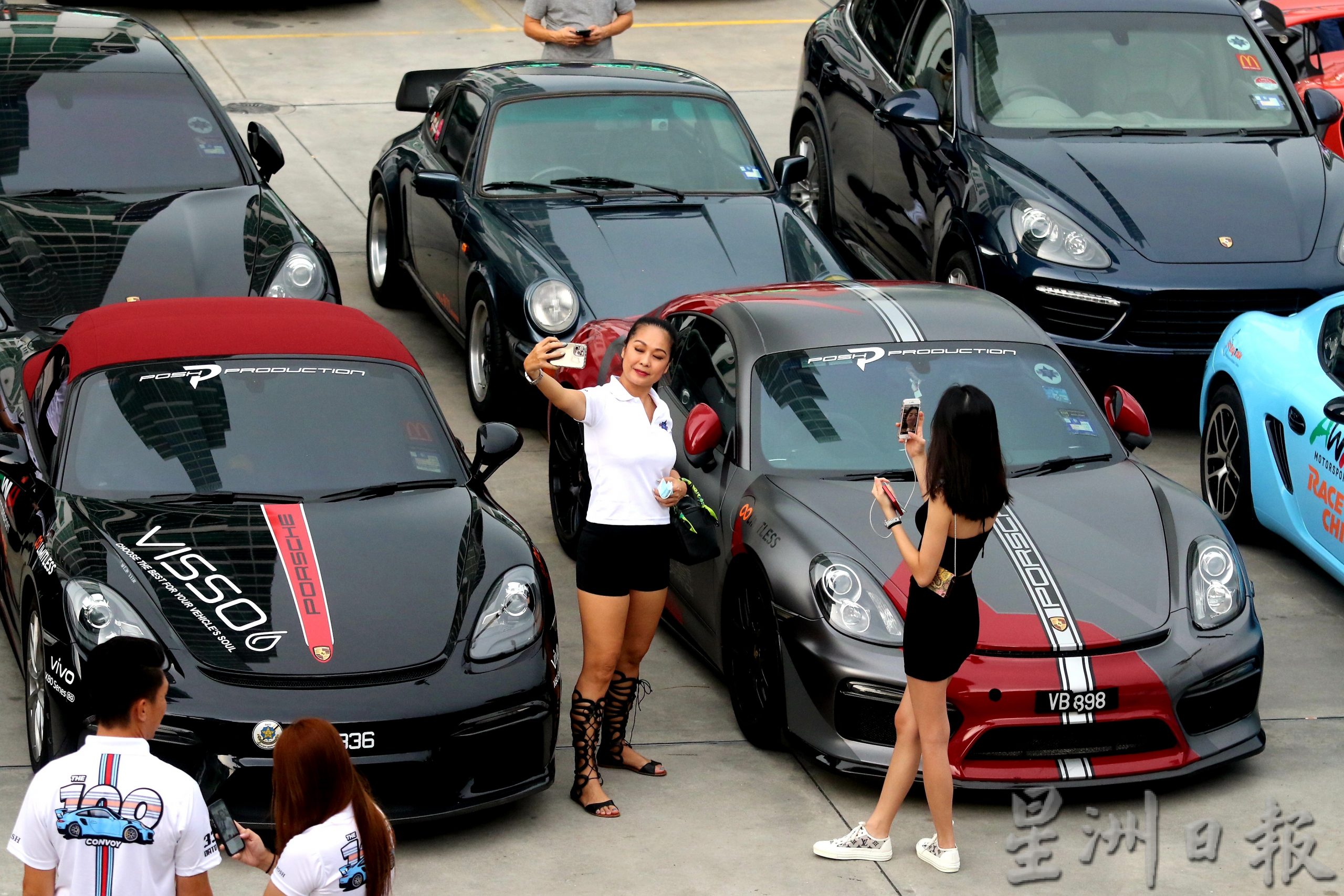 (大北马)卡巴星道迎来108辆保时捷