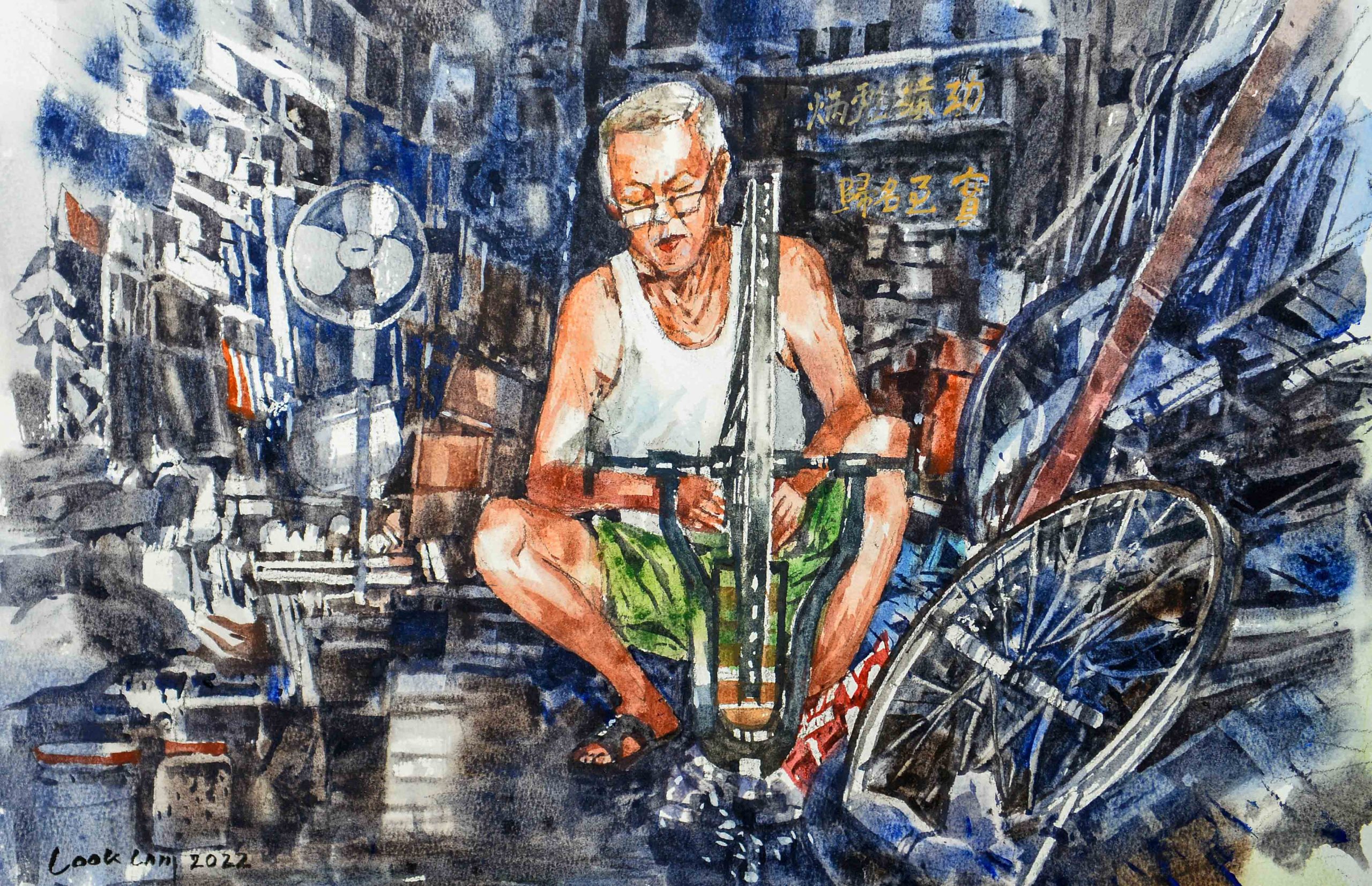 ns芙蓉/杨六南以系列画作，诉说老芙蓉的故事