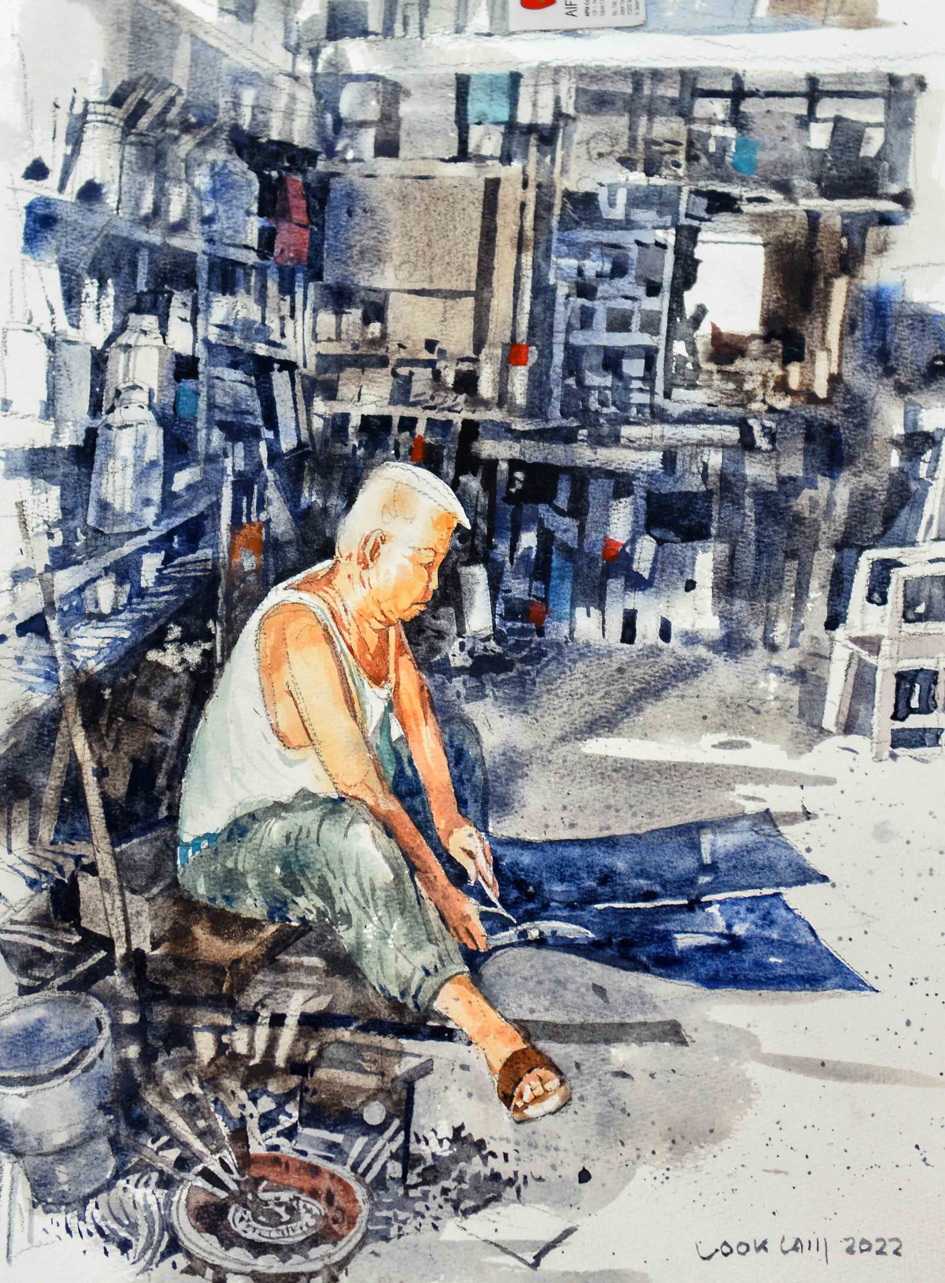 ns芙蓉/杨六南以系列画作,诉说老芙蓉的故事