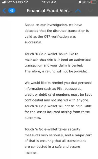 “GOV”发短信汇入援助金 男子点击链接RM4600飞了！