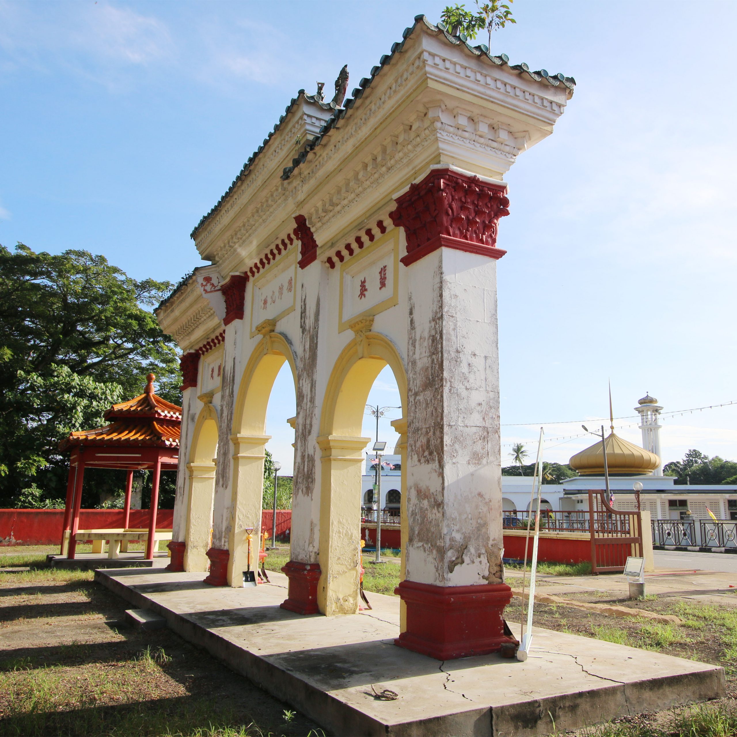 三圣宫华人花园修复 首阶段工程耗资35万