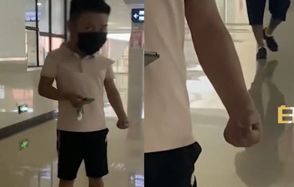 不小心花到自己10元私房钱!他哀怨握拳狂瞪妻子2分钟