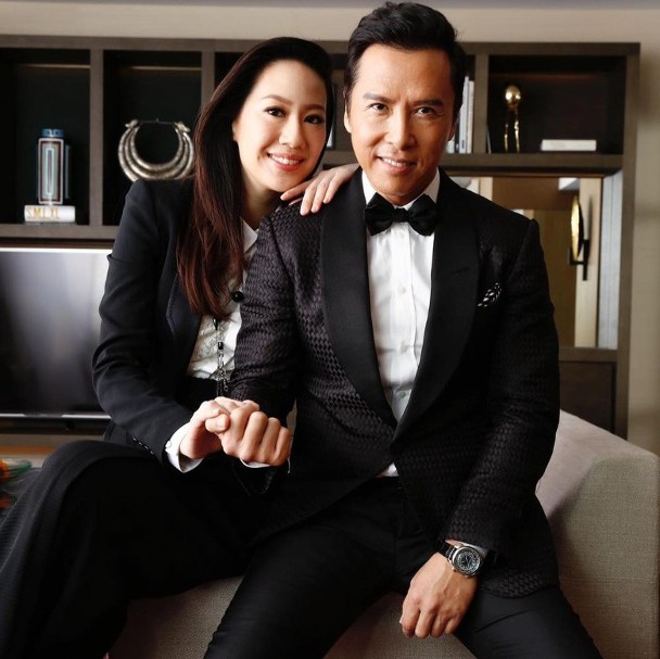 与汪诗诗迎结婚19周年 甄子丹隔空送花示爱