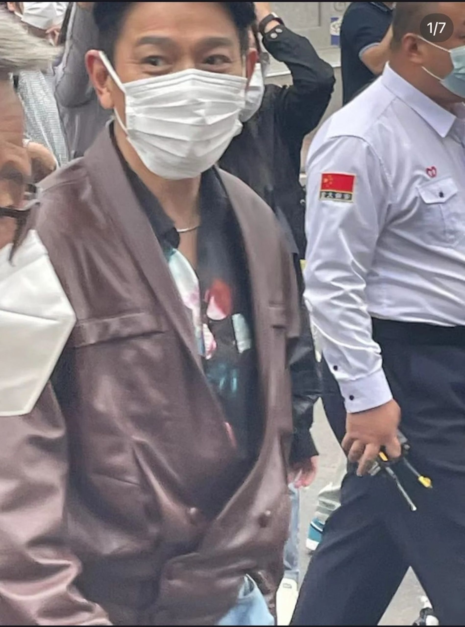 刘德华《莫斯科行动》路透 90年代华Dee造型曝光