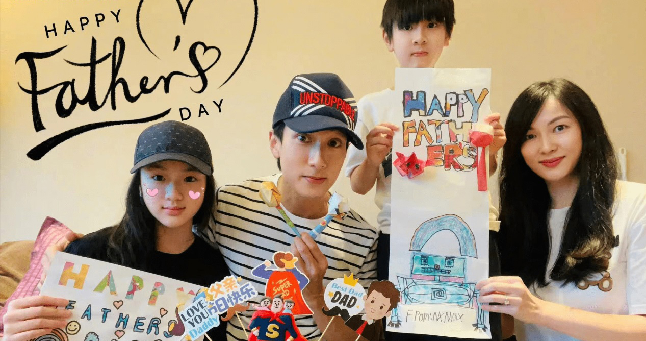 吴尊晒儿女搭校车上学  学费被曝高达38万