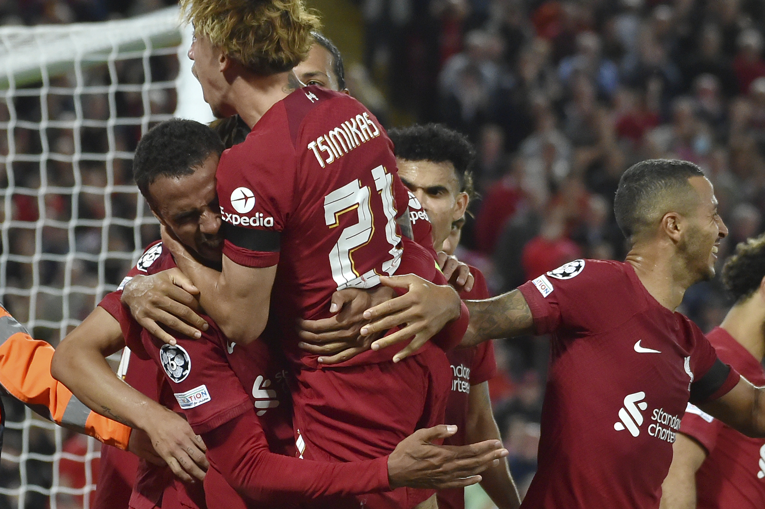 成队史欧冠主场进球王 萨拉赫刷杰拉德纪录