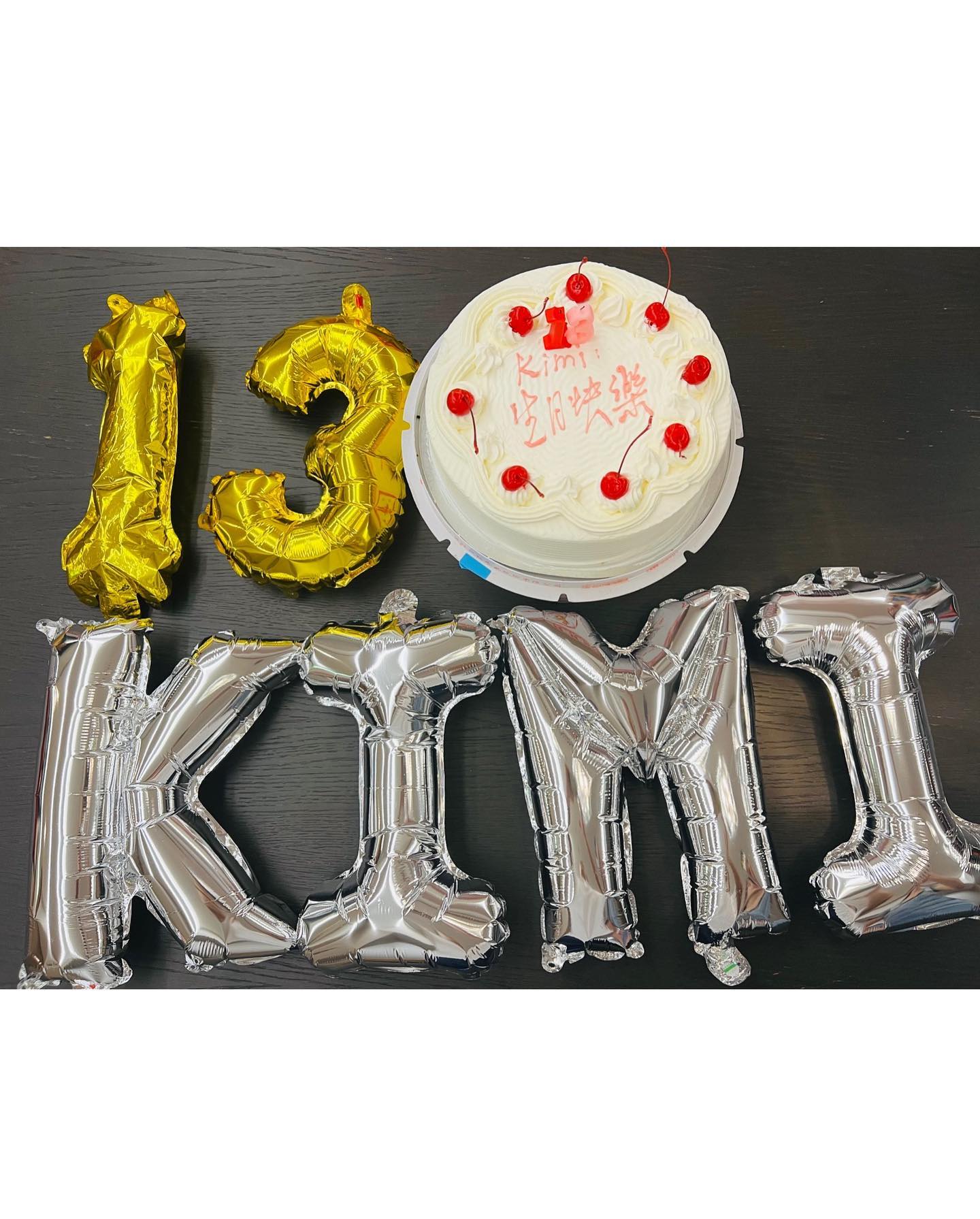 林志颖右手无力变“左撇子” 晒父子同框照迎Kimi 13岁生日 