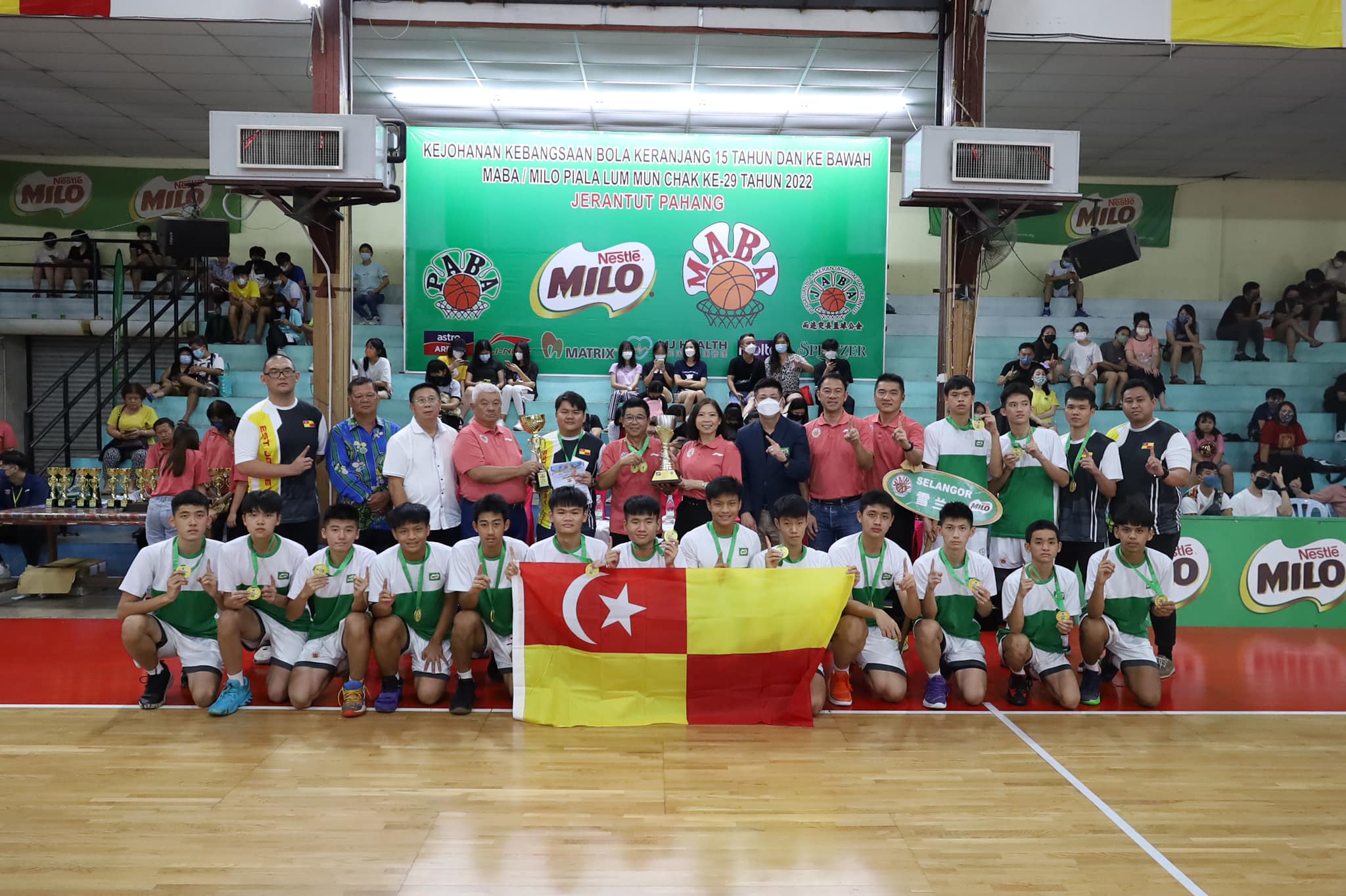 林文泽杯全国U15篮球赛|包揽双冠扫5个人奖项 雪兰莪满载而归