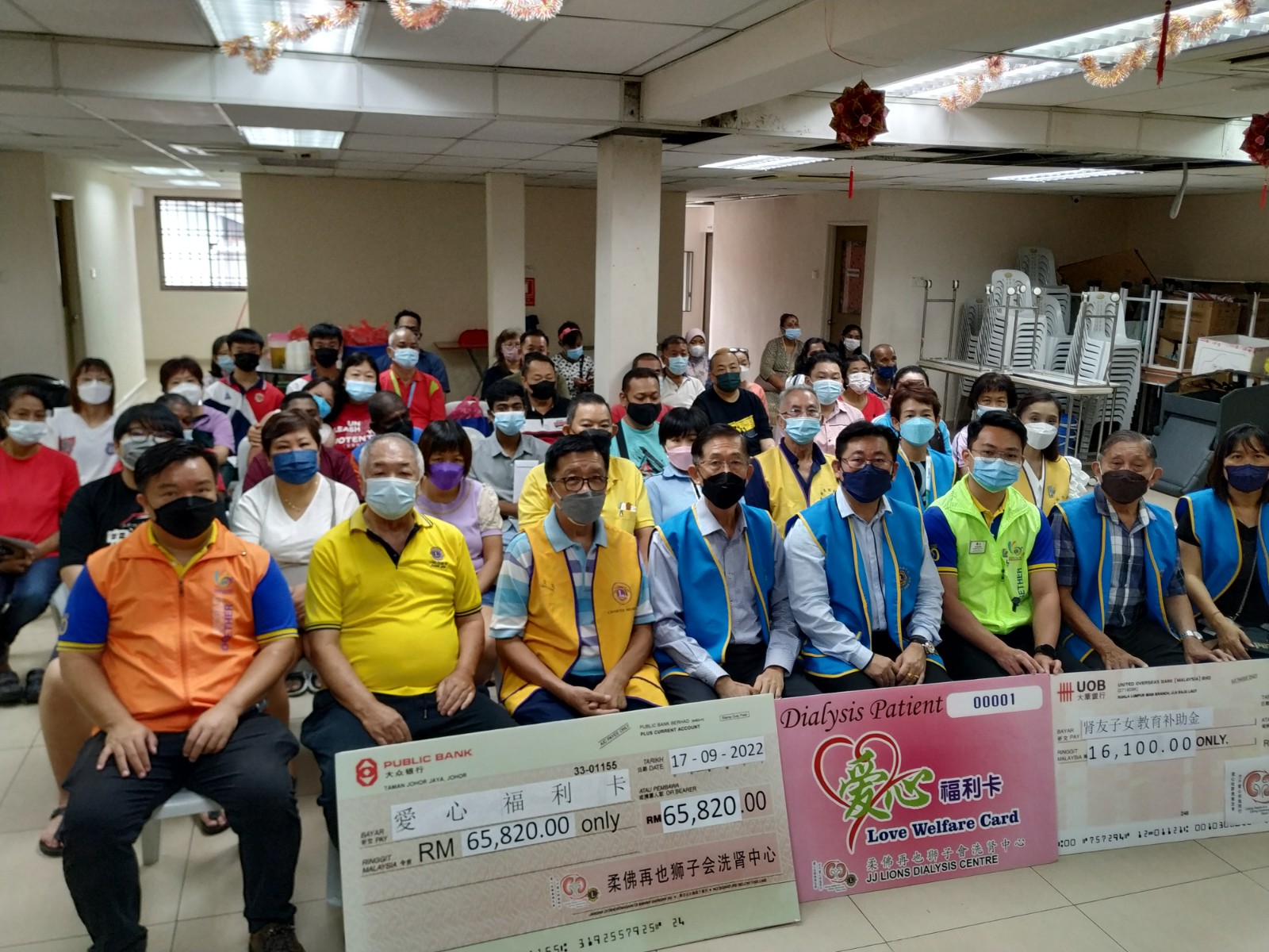 柔佛再也狮子会洗肾中心虽缺护士  续服务社区 不涨洗肾费