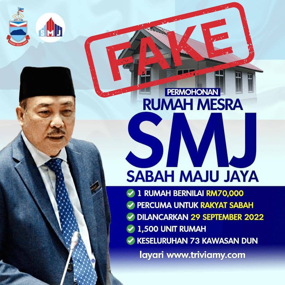 沙首长图像遭人滥用散播假信息 首长署媒体办公室促民众小心警惕