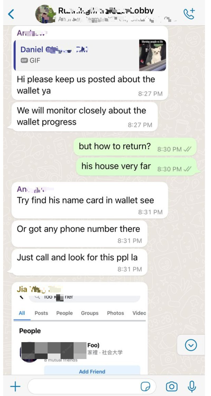 男子捡到钱包社媒寻失主 反被指小偷“赔”RM150