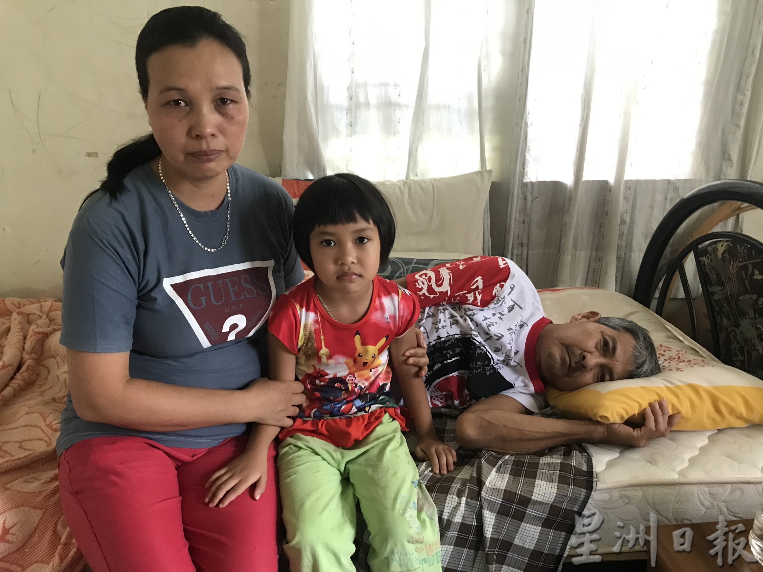盼善心人士伸援手 胶工肺癌末期妻儿无依靠