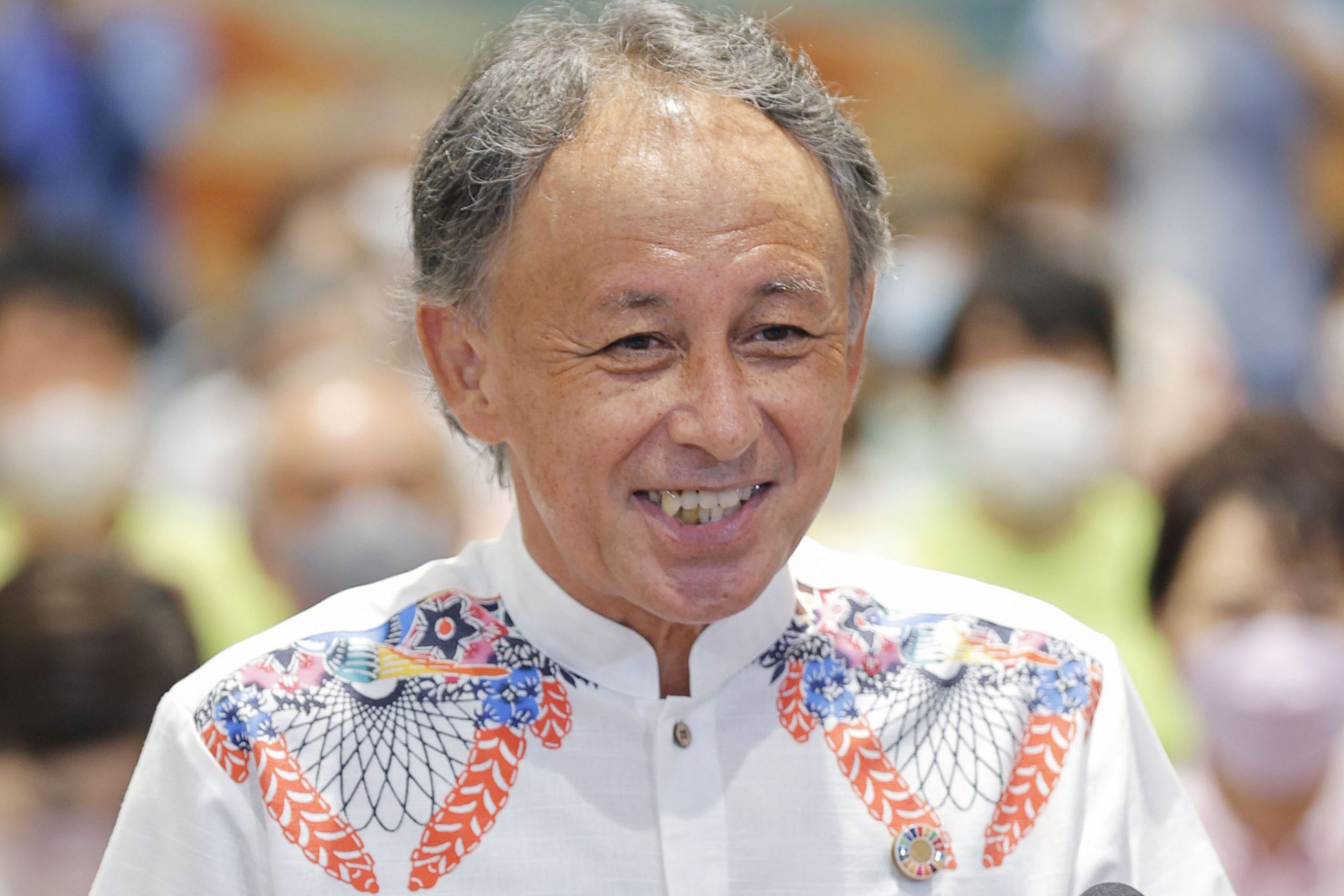 看世界/冲绳知事选举 反美军基地现任知事玉城邓尼连任