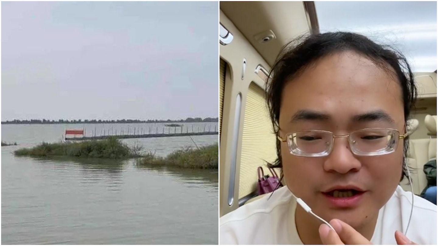 称1170万包下高邮湖抽乾水捕鱼惹议　网红澄清：只是承包鱼塘助农