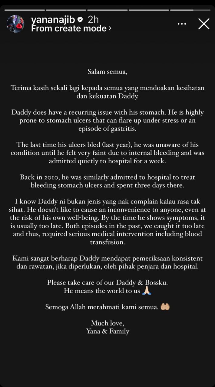 纳吉女儿:“父亲经常胃痛” 易因压力引发胃溃疡