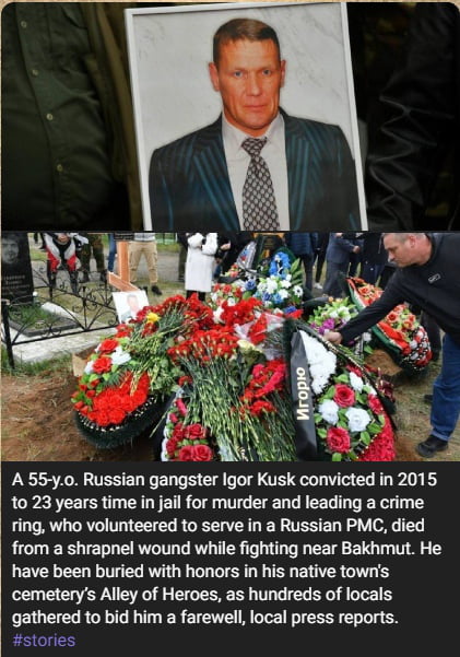 请命参战仅一个月 俄黑帮老大战死乌克兰