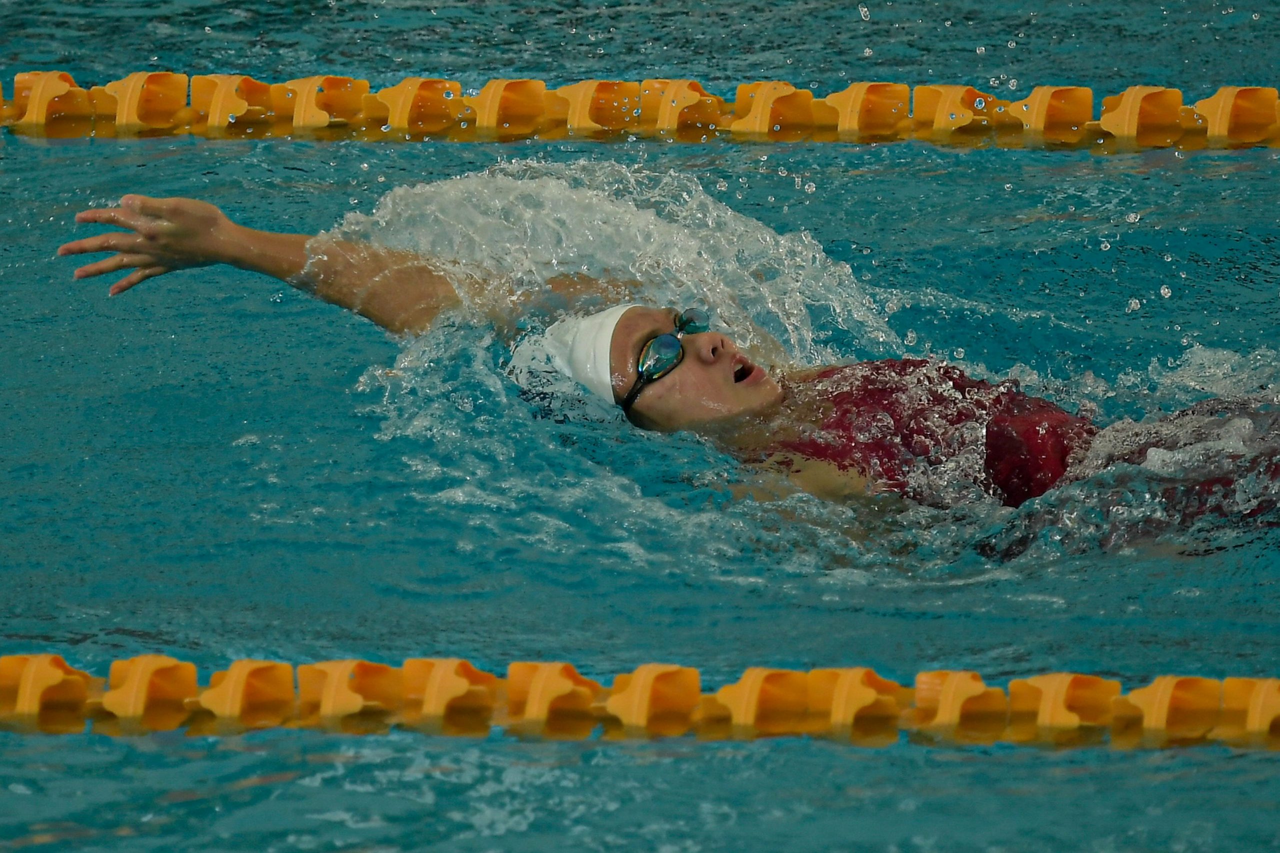 马运会游泳赛| 女100公尺仰泳晋决赛  陈柔伈超第6金迈进