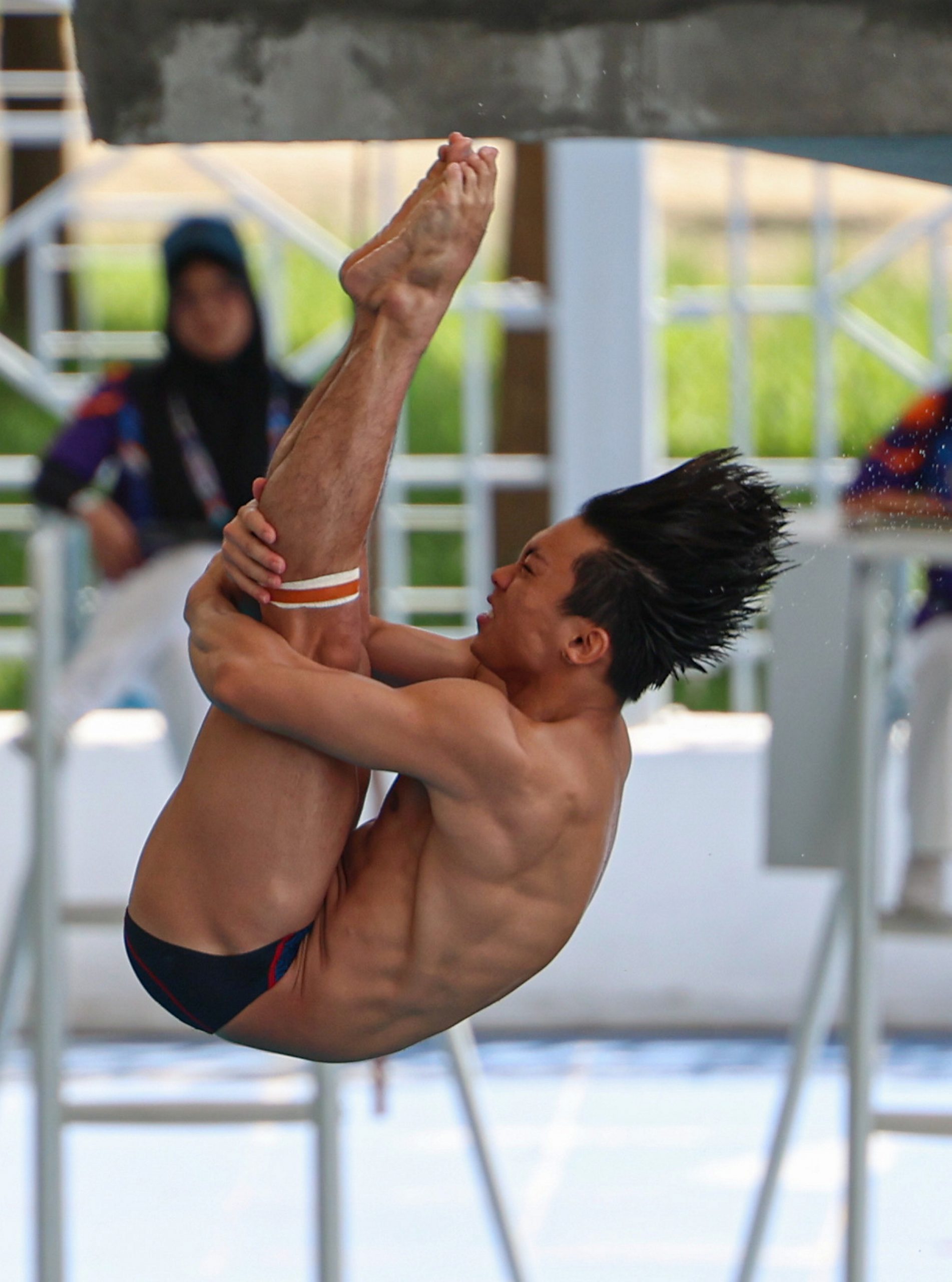 马运会跳水赛| 男3公尺跳板加冕冠军  加布里埃尔收获第2金