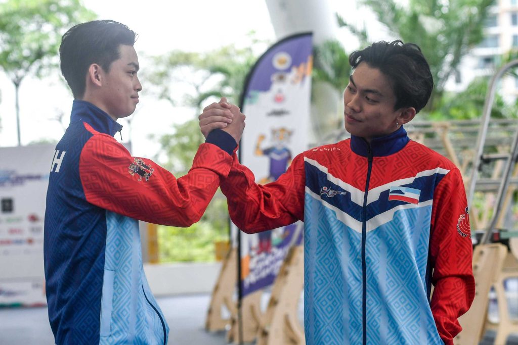 马运会跳水赛| 男双人3公尺跳板 加布里埃尔搭祖法德里夺金