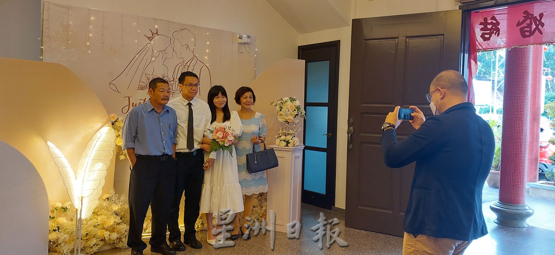 (古城封面主文)马六甲兴安天后宫婚姻注册局共有40名情侣注册