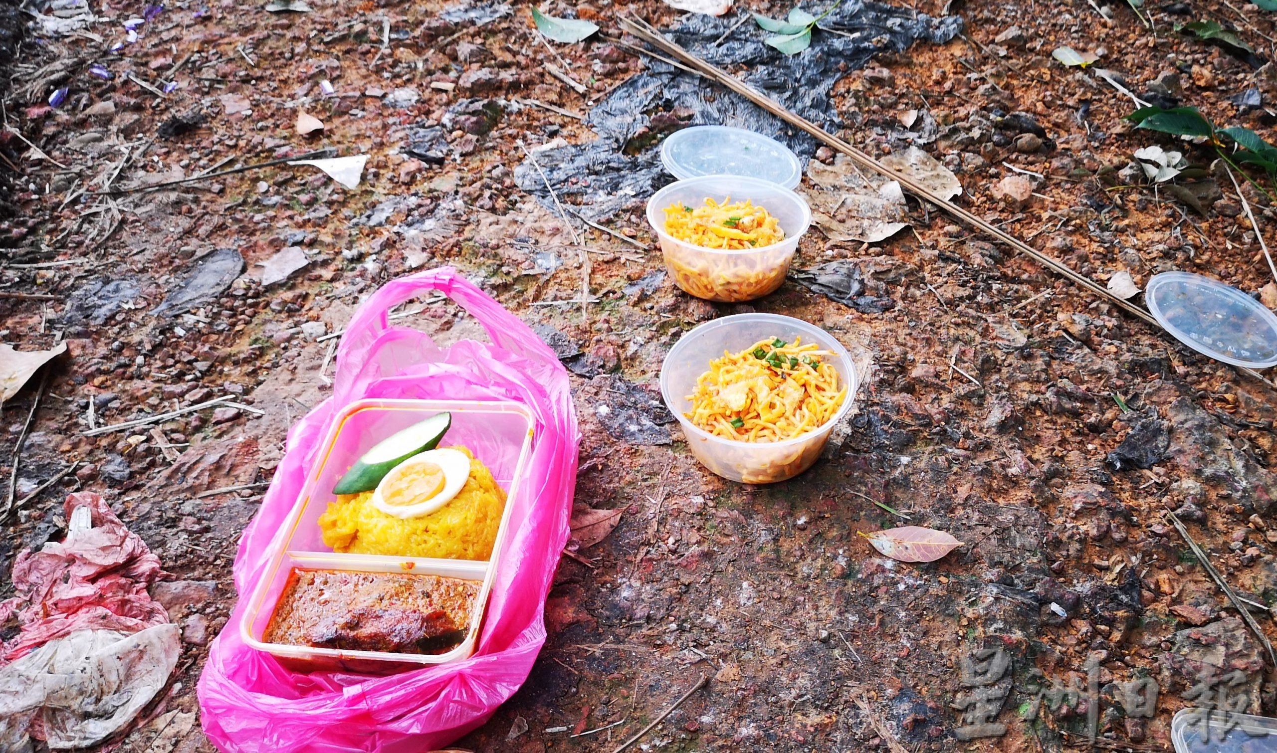 （古城第二版主文）胶园小路成为非法垃圾场，野猴觅食入屋捣乱