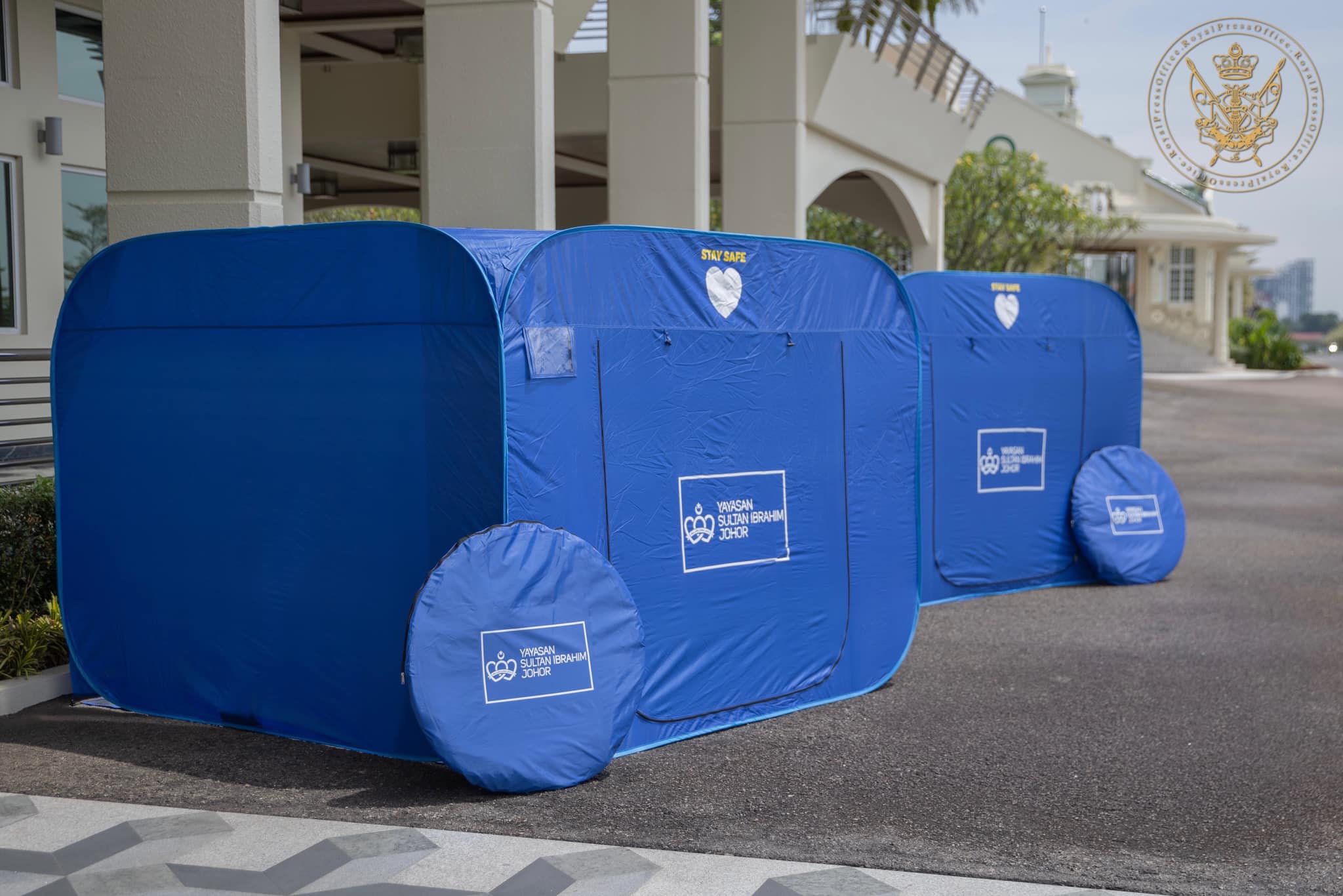 未雨绸缪!柔苏丹捐赠10.3万帐篷给全国各州