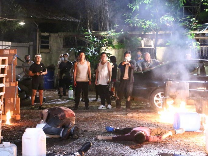  黄宗泽差点毁容！ 拍戏遭无人机击中头部