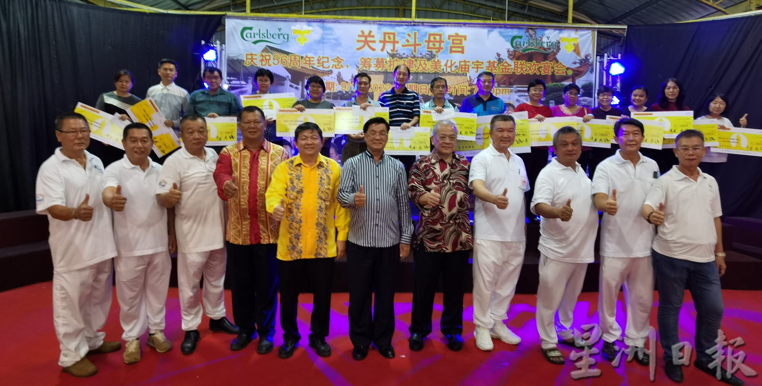 黄崇洸：关丹斗母宫办九皇大帝千秋宝诞，信众反应空前踊跃，破多项记录。