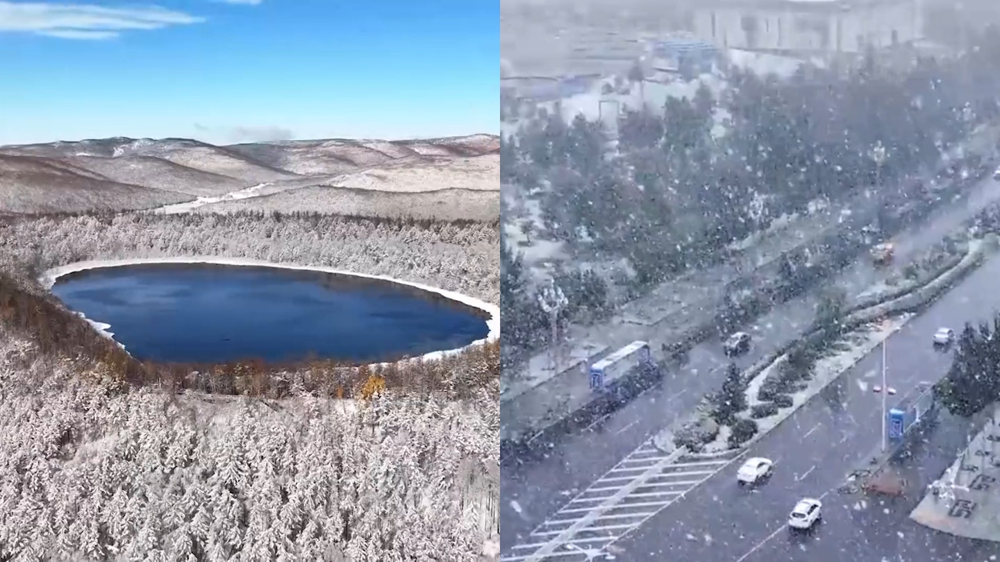 中气象台续发寒潮预警 多地降下今秋首场雪「一夜换季」