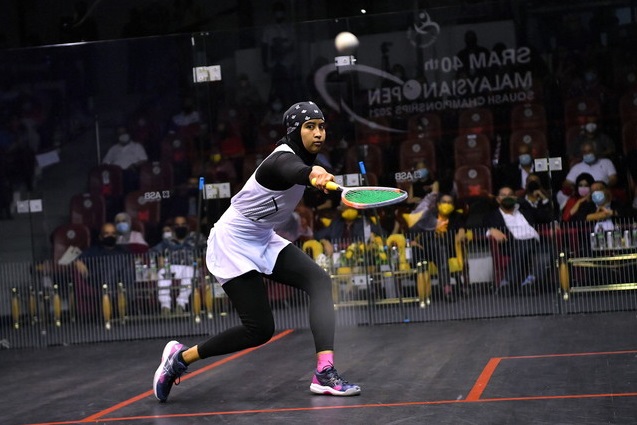 亚洲壁球团体赛 艾法领军女团捍卫冠军