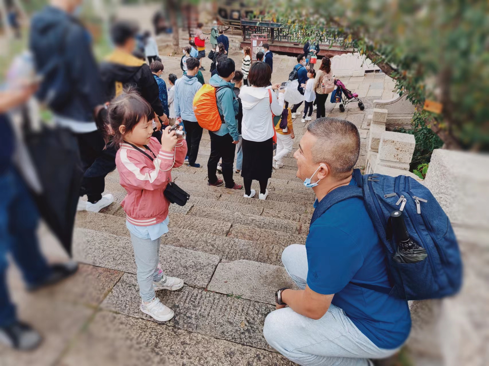 京非昔比/ 国庆游古北水镇 风景如画人潮如涌