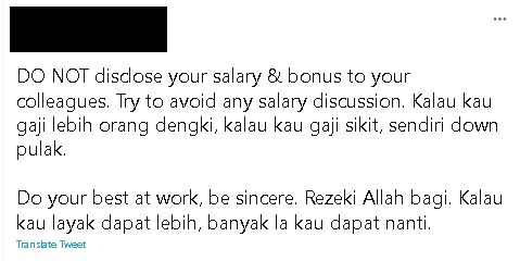 分享工资才知年薪少2万 “谢谢同事让我找到高薪工作”