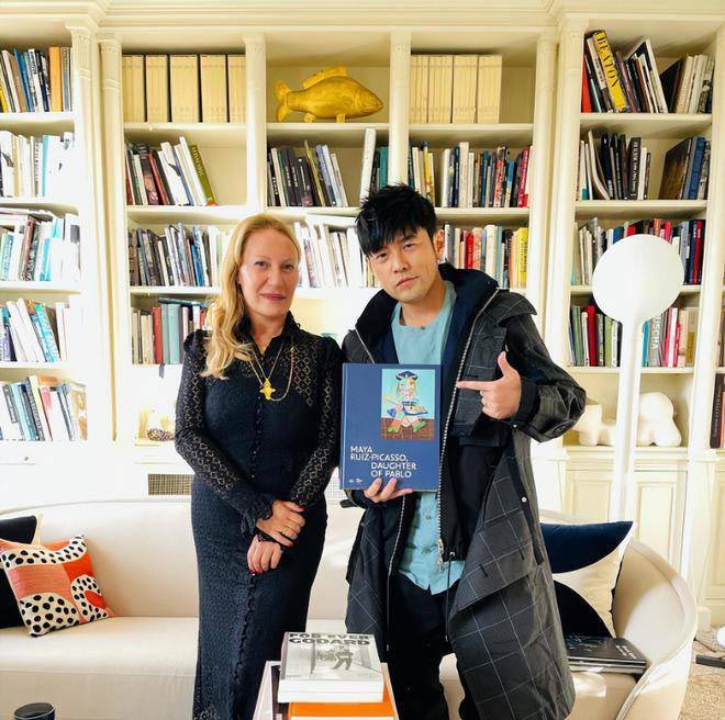 到毕加索孙女家做客 周杰伦大秀英法文