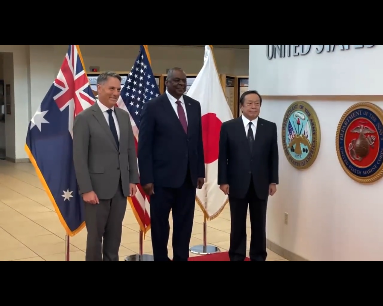 制衡中国在太平洋区域影响力 美日澳同意加强军事合作