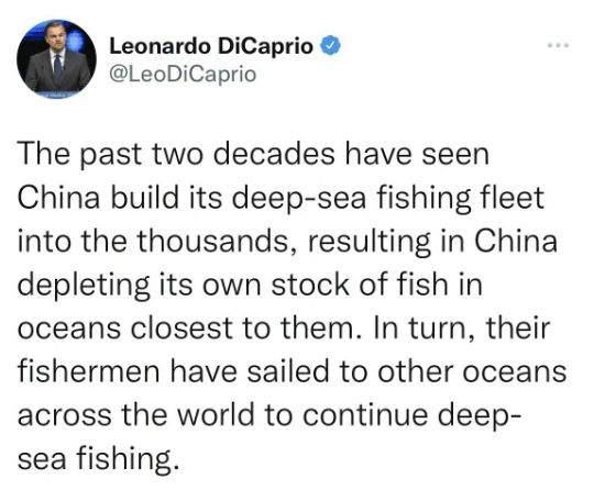 发文斥责中国渔民过度捕捞  里奥纳度挨轰“管好你自己”
