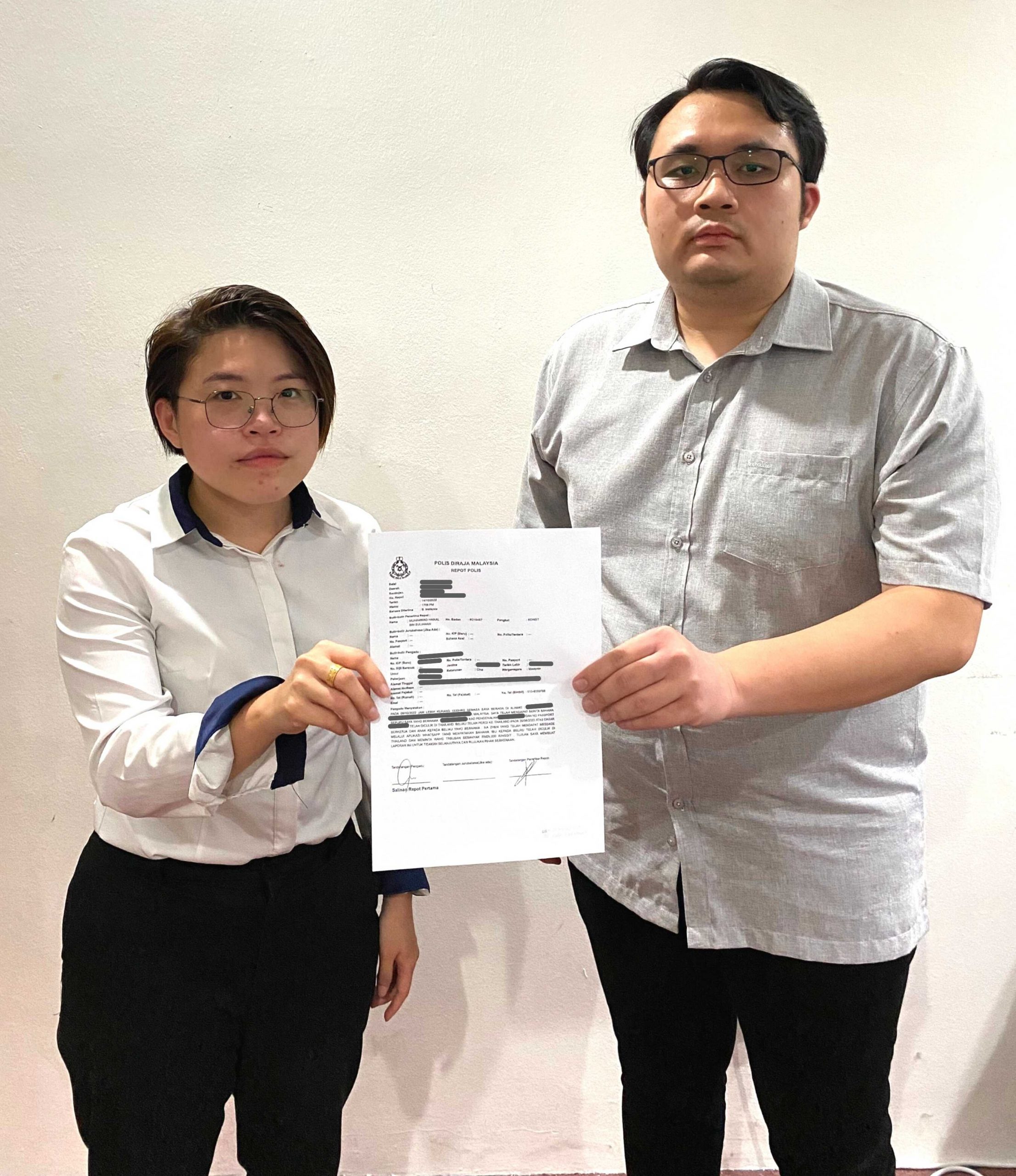 可做头//大都会-邱爱婷律师接获受困泰国 “猪仔”亲友求助,寻求拯救“猪仔”