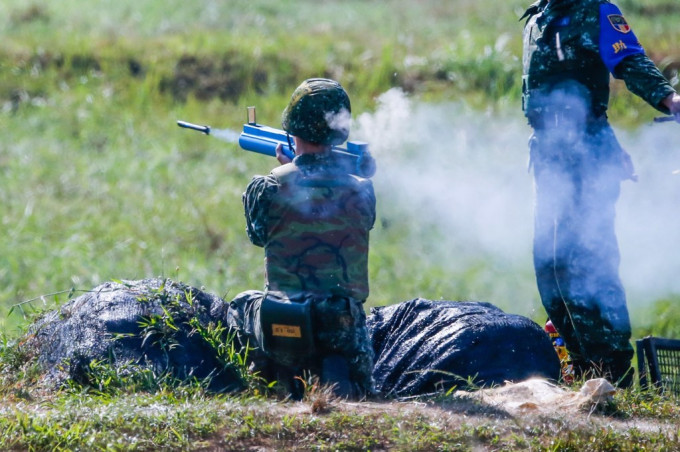 台军训练酿事故! 火箭弹突爆炸 4官兵受伤