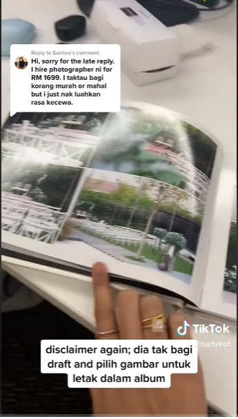 婚照模糊失焦 录影抖动不清·新娘:像卖家私多过婚照!