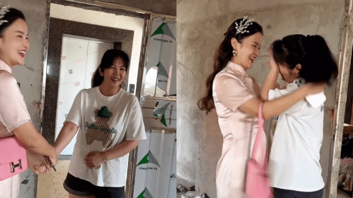 拚盘)东莞月嫂惊喜获赠3房1厅单位 激动落泪影片疯传