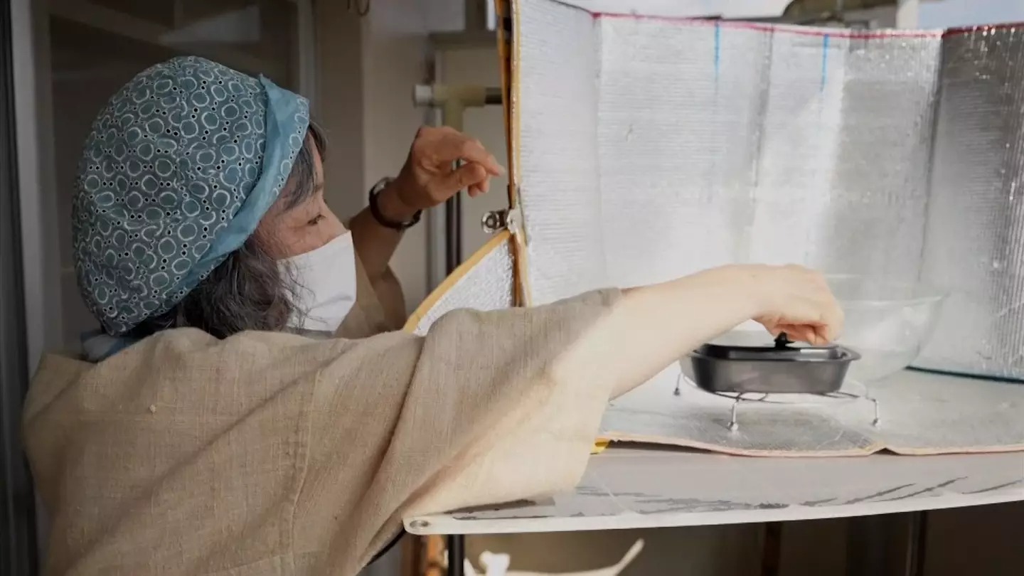 拚盘)绿量无穷／日本妇女用阳光做饭绿色生活十年免缴电费