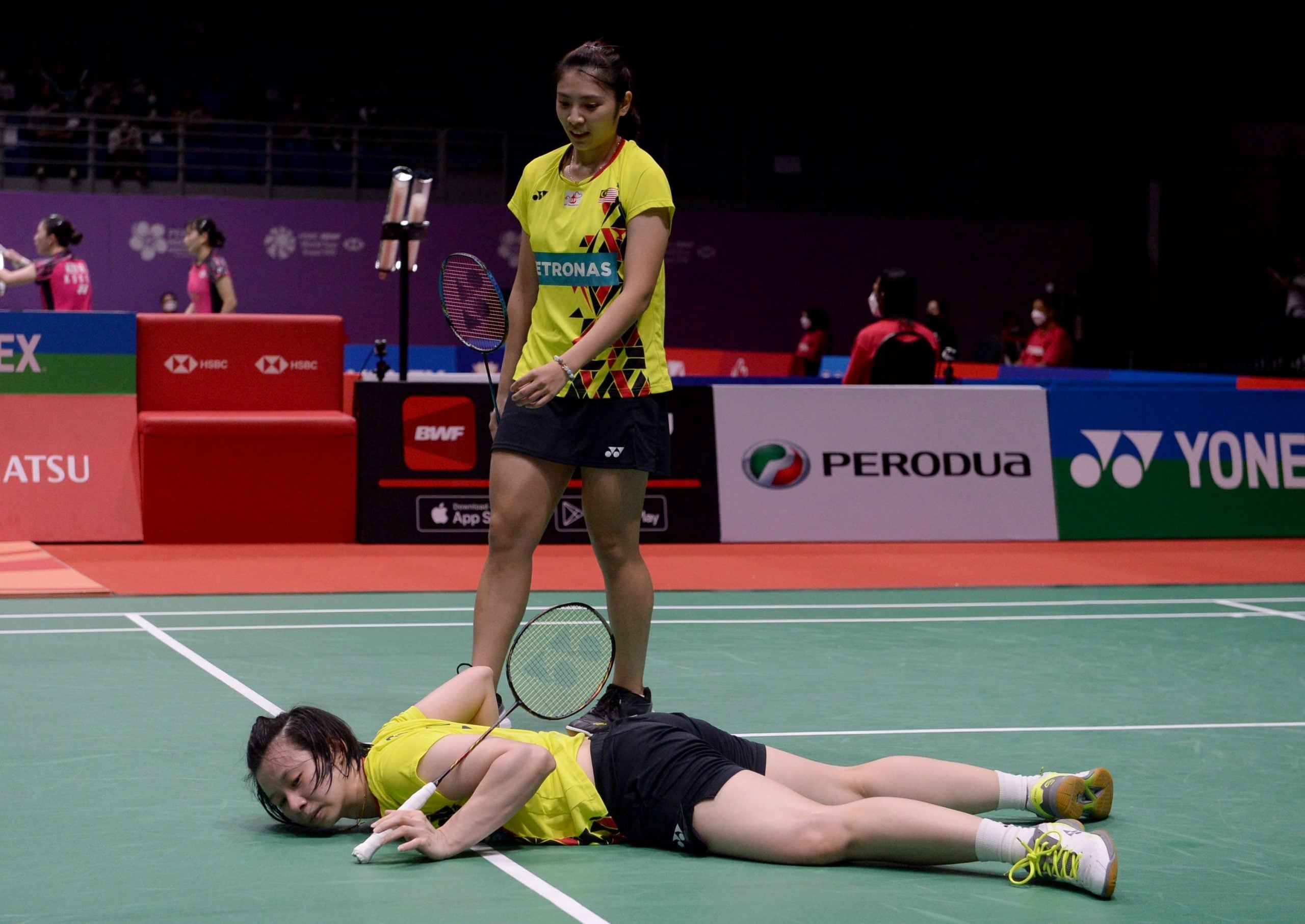 搭档清玉受伤 湄鑫暂单独训练