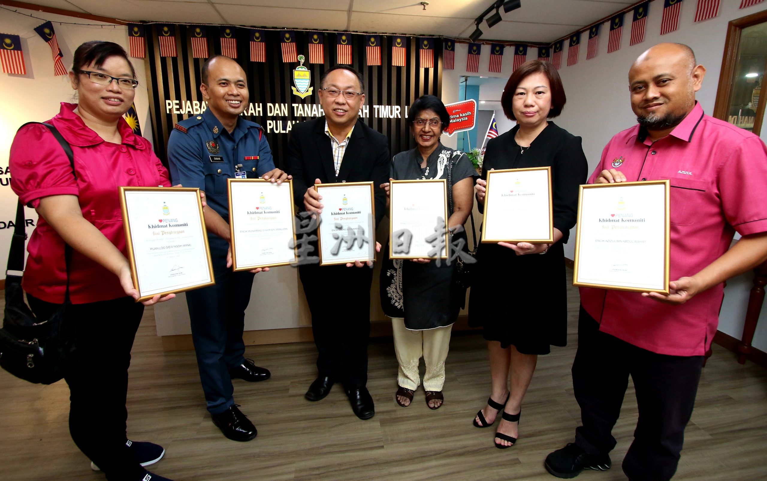 “爱槟城”之“社区奖”首批得奖人出炉
