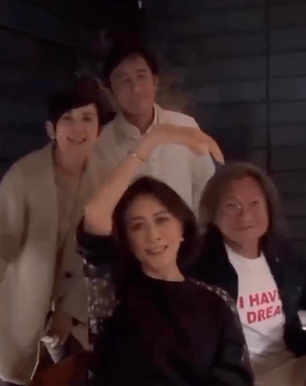 梁朝伟同框陈可辛比心生动有爱  刘嘉玲模仿老公社恐表情视频疯传