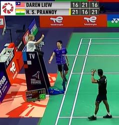 法国羽球超级750赛| 15比18时争议判罚重打  国伦怒甩拍中红卡将被罚款