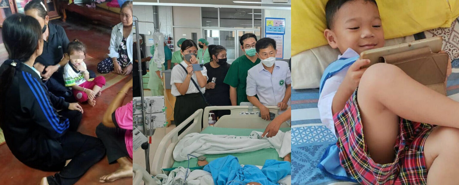 泰国托儿所屠杀案∕三童生还 一男童头中2枪幸存