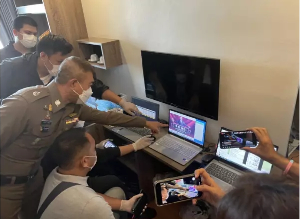 泰警破网赌窝点 逮捕50马中嫌犯