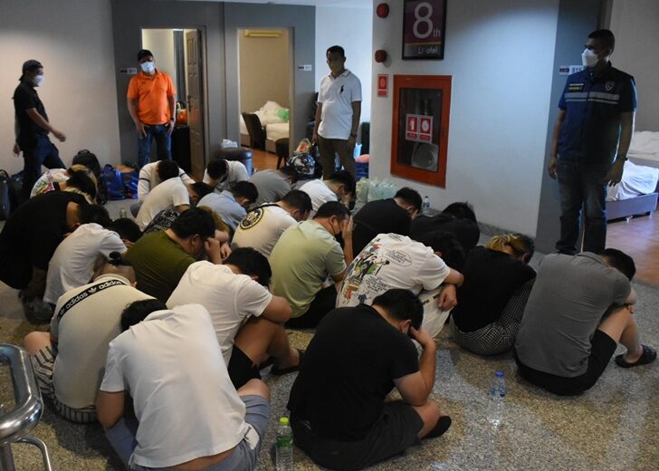 泰警破网赌窝点 逮捕50马中嫌犯